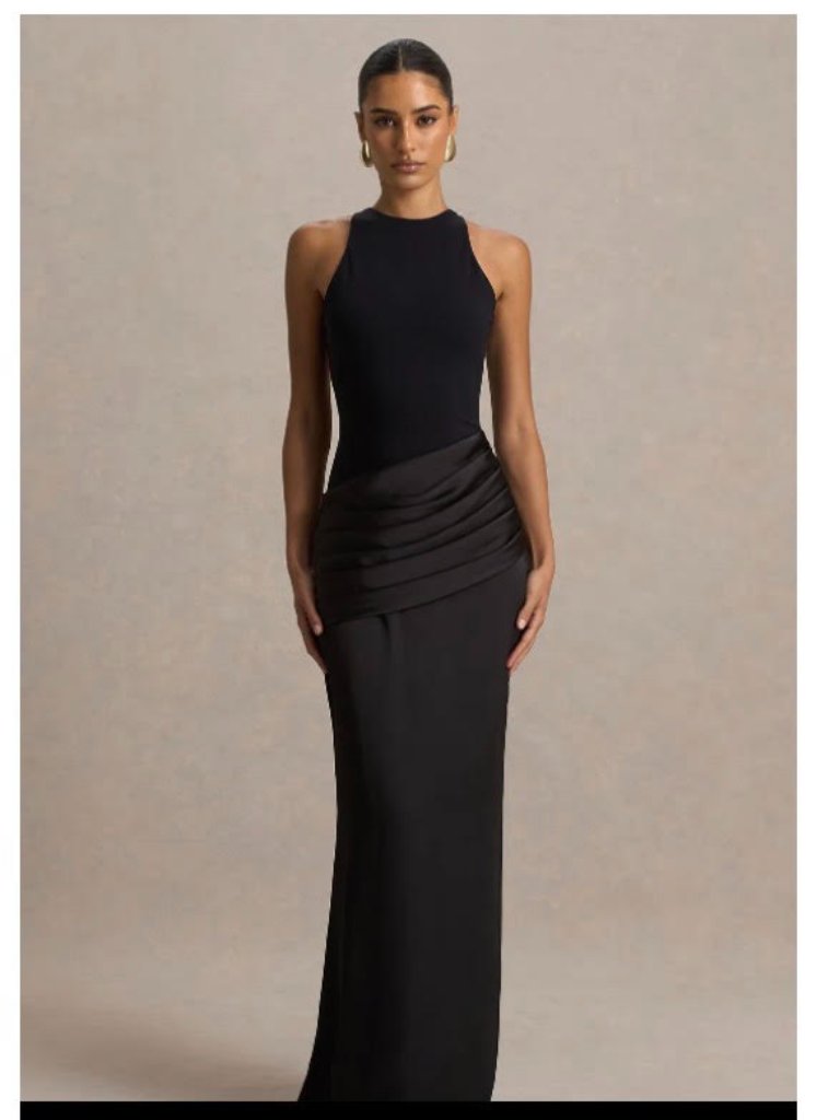 Black Formal Dress By Akari, Size 8, Never Worn